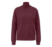 Pull col montant en mÃ©lange de viscose femme QS Rouge 2XL