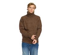 Pull col montant Revolution Marron M