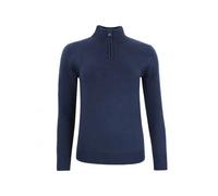 Pull Col monté demi-zip femme Peak Mountain Acharlito Bleu S