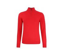 Pull Col monté demi-zip femme Peak Mountain Acharlito Rouge XL