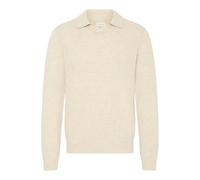 Pull col polo Blend Branko Beige S