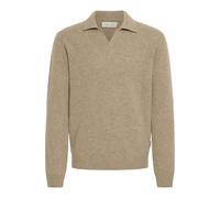 Pull col polo Casual Friday Karl Beige L