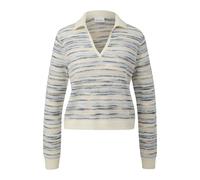 Pull col polo en maille en mÃ©lange d'alpaga femme COMMA Beige 42