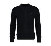 Pull col polo Gant Classic Noir XL