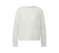 Pull col rond Ã mÃ©lange harmonieux de rayures femme COMMA Blanc 32