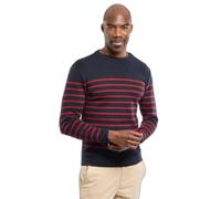 Armor-Lux Pull marin GOULENEZ en laine mérinos col arrondi manches longues bleu marine XXL