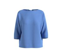 Pull col rond avec ruban satin dÃ©coratif femme COMMA Bleu 34