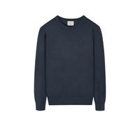 Pull col rond classique avec broderie raquette Silbon Bleu 2XL