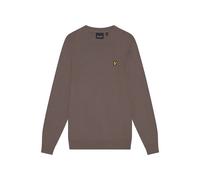 Pull col rond coton mÃ©rinos Lyle & Scott Beige M
