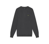 Pull col rond coton mÃ©rinos Lyle & Scott Gris 2XL