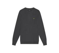 Pull col rond coton mÃ©rinos Lyle & Scott Gris L