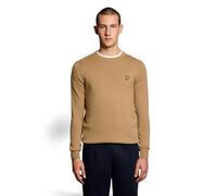 Sweatshirts hommes Lyle & Scott Cotton Merino Crew Neck Jumper Marron EU L