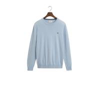 Pull col rond en coton Gant Classic Bleu L