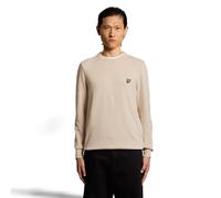 Pull col rond en coton Lyle & Scott Beige M