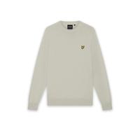 Pull col rond en coton mÃ©rinos Lyle & Scott Beige M