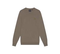 Pull col rond en coton mÃ©rinos Lyle & Scott Beige M