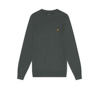 Pull col rond en coton mÃ©rinos Lyle & Scott Vert S