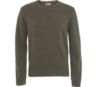 Pull col rond en laine Colorful Standard Classic Merino dusty olive Vert XL