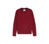 Pull col rond en maille de coton Tom Tailor Rouge 2XL