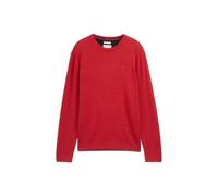 Pull col rond en maille de coton Tom Tailor Rouge L