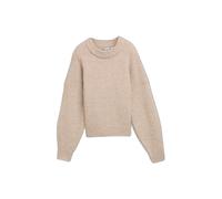 Pull col rond en maille duveteux femme Tom Tailor Denim Marron S