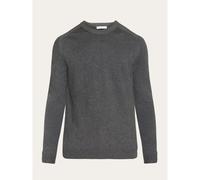 Pull col rond en tricot KnowledgeCotton Apparel Regular Merino Gris 2XL