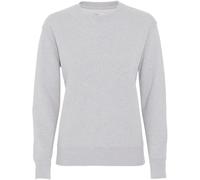 Pull col rond femme Colorful Standard Classic Organic snow melange Gris XS