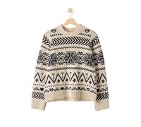 Pull col rond femme Holebrook Magda Beige L