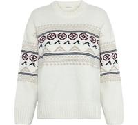 Pull col rond femme KnowledgeCotton Apparel Blanc M