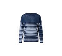 North Sails - Pull à Rayures en Coton Lin - Femme - Tops - Bleu - Taille: 42 FR