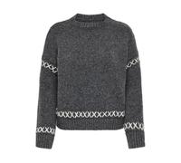 Pull col rond femme Only Amanda Gris XS