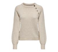Only Pull en maille Emma (ONLEMMA) beige chiné Taille M