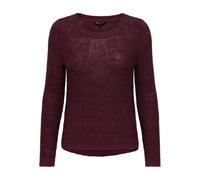 Only – Pull Onlgeena XO manches longues tricot Noos – Bordeaux – XL EU