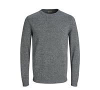 Jack & Jones Pull homme Jjebasic Knit Crew Neck Noos Bleu (Navy Blazer/Jet Stream) Taille L