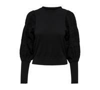 Pull col rond maille femme Only Melita Noir XS