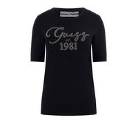 Pull col rond manches courtes femme Guess Paloma Logo L
