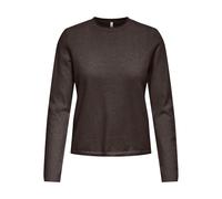 Pull col rond manches longues femme Only Loyal Marron S