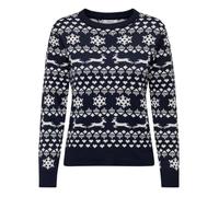 Pull col rond Only bleu S