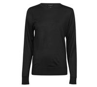 Pull col rond - TEE JAYS - TJ6006 - 50% laine Merinos - Coupe ajustée - Noir XL