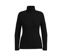 Pull col roulÃ© ajustÃ© manches longues fendues femme COMMA Noir 34