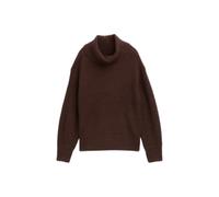 Pull col roulÃ© en maille femme Tom Tailor Marron L
