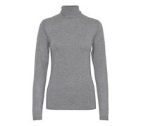 Pull col roulé femme Ichi Mafa Gris 2XL