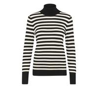 Pull col roulÃ© femme KAFFE Lizza Striped Noir XL