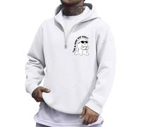 Pull Col Roulé Beige Homme Hoodie Colle Demi 3XL Chasse Tendance Rayé Simple Ecru Française Peluche Derrière Matelassé Menthe Fushia Snowboard Poil Papillon Monster
