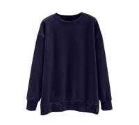 Pull Col Roulé Blanc Femme Sweat Polaire Corps Élégant Torsade Personnalisable Jacquard Marin Large Ado Chaud Maille Dentelle Original Tee Shirt Personnalisable Femme Marine XL