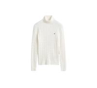 Pull col roulé en maille de coton stretch femme Gant Blanc XS