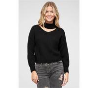 Pull col roulé et col en V femme Cloud5ive Noir L