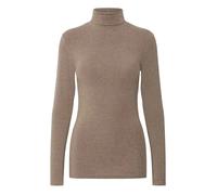 Pull col roulé femme b.young Pamila Beige S