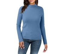 pull col roulé femme col roulé femme crop top hiver montant maille chaud bleu fin cachemire colle roule chaussette en laine cashmere thermique pullover automne léger sweater rond doux thermolactyl