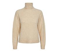 Pull Col roulÃ© femme Pieces Pcjuliana Beige L